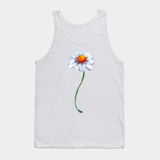 White Camomile Tank Top